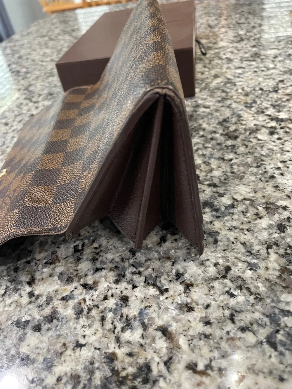 Louis Vuitton Sarah Wallet Damier Ebene